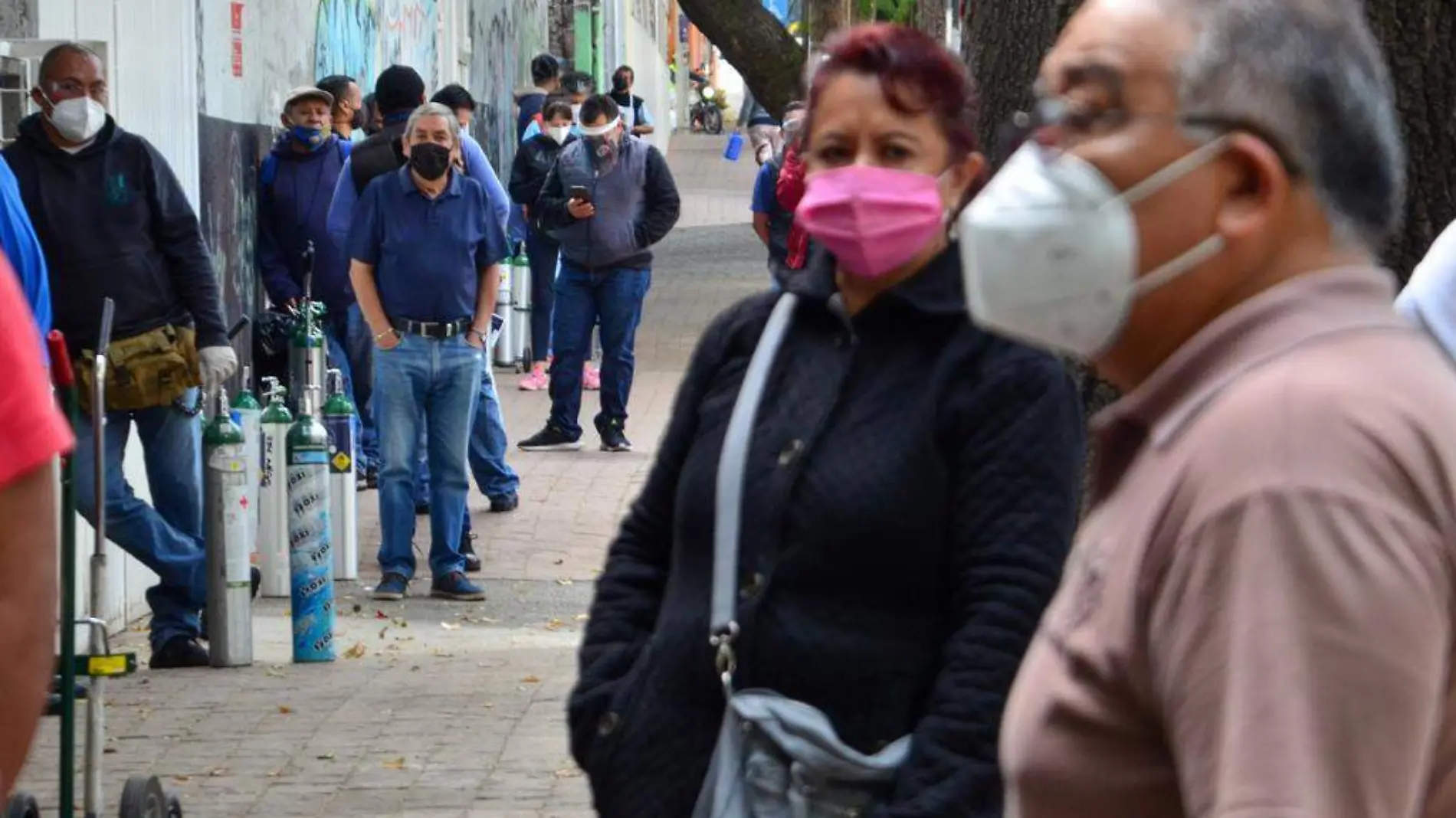 tanques de oxigeno covid coronavirus cdmx